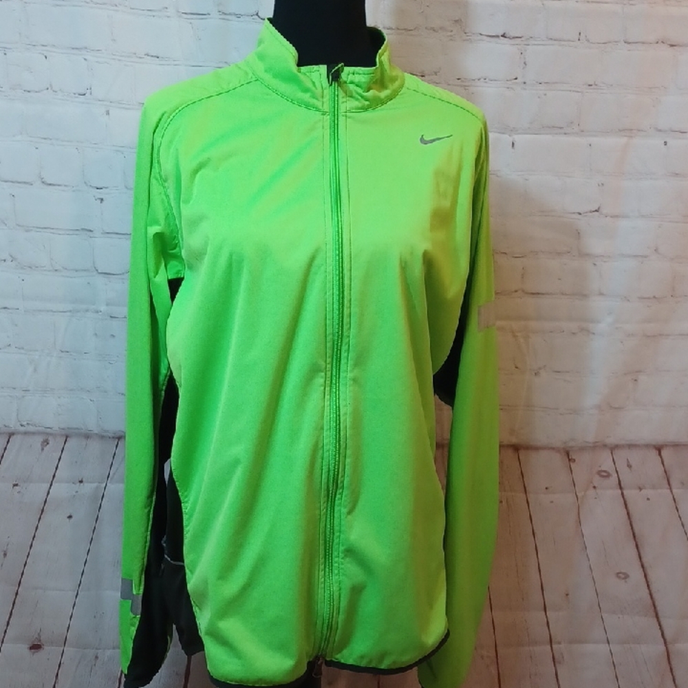 Nike DryFit Running Thumb Guard  Womans  Jacket Sz L